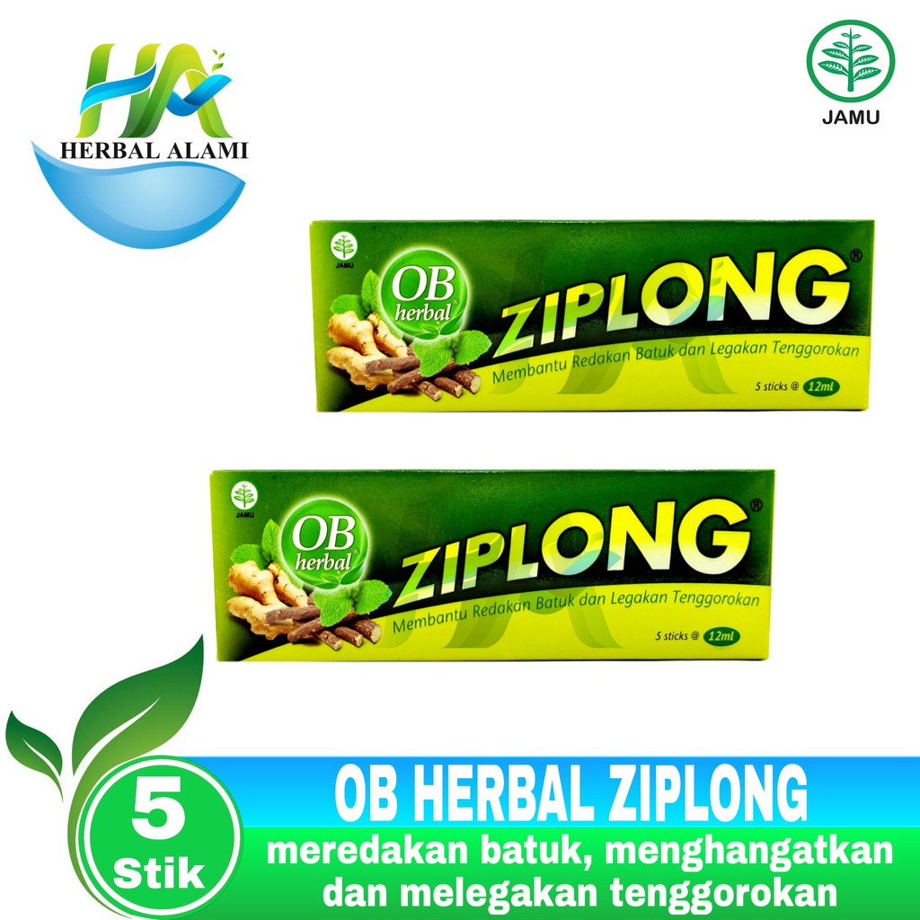 OB Herbal Ziplong - Meredakan Batuk Dan Melegakan Tenggorokan