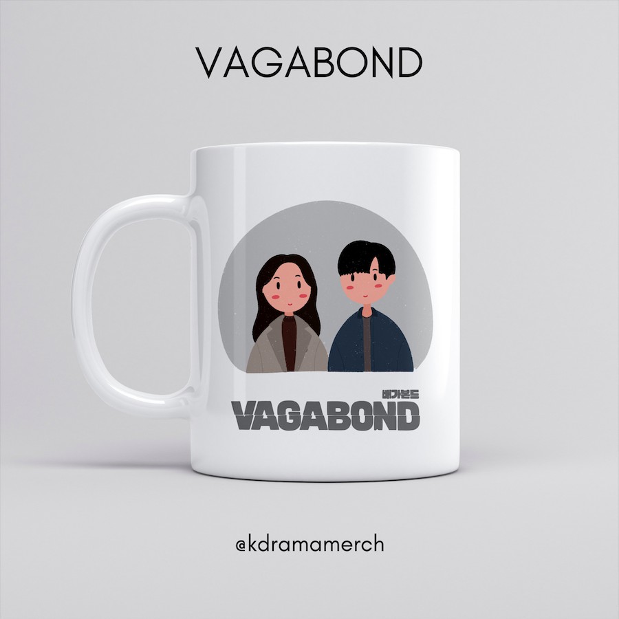 VAGABOND MUG DRAMA KOREA / GELAS / DRAMA KOREA FANKIT / DRAKOR / MUG KERAMIK / KDRAMA