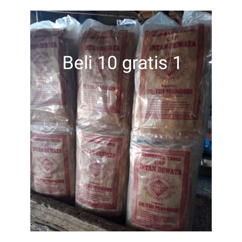 

kembang tahu isi 2 lembar beli 10 gratis 1 bks