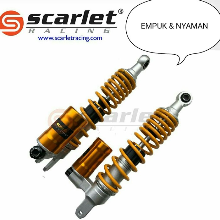 shockbreaker belakang NMAX SCARLET 9002R klik rebound