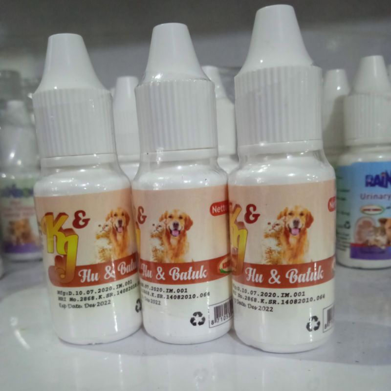 Obat Flu Kucing &amp; Anjing / K&amp;j flu batuk 10ml