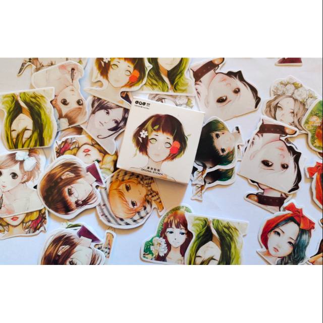 

Stiker lucu bntuk anime lucu untuk hiasan scrapbook notebook dll