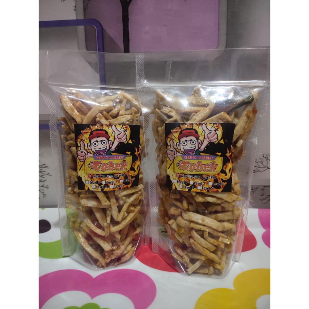 

Keripik Basreng Cobek