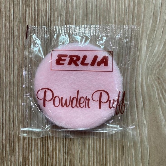 Powder Puff Erlia Spon Bedak Beludru Spons Bedak Kain