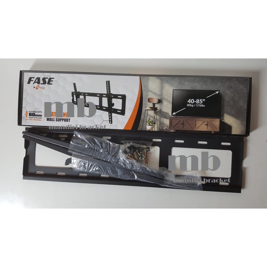 FASE FB12 Bracket TV ukuran 40 inch80 inch Untuk Semua Merk Tv
