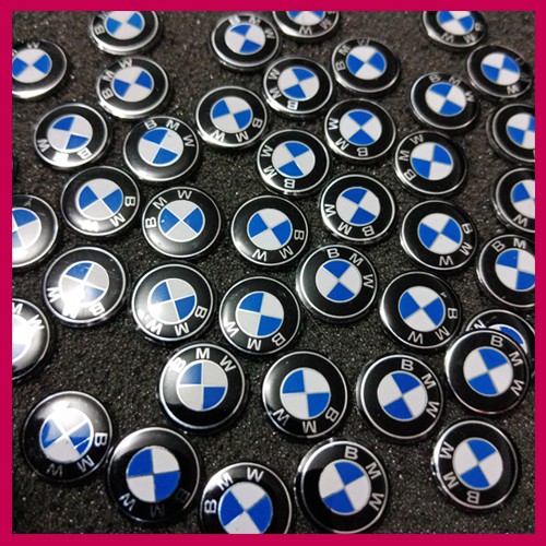 Emblem 10 PIECES Kunci BMW Biru Putih Standard 11mm