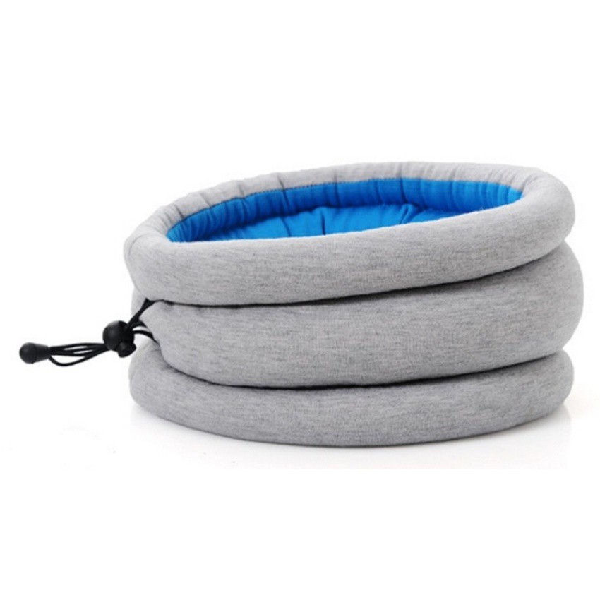 TokoKadoUnik Ostrich Pillow - Bantal Tidur Magic-Biru Abu-Abu