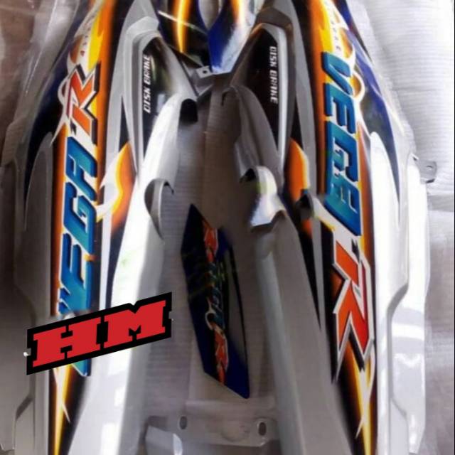 Body belakang vega r new, silver