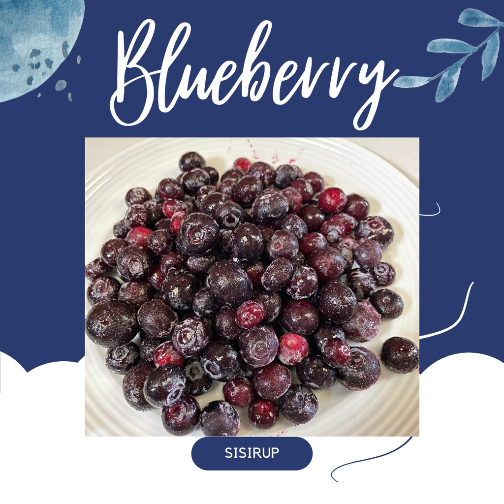 1 KG Blueberry IQF Frozen 1 KG / Blueberi Beku / Bluberi Frozen