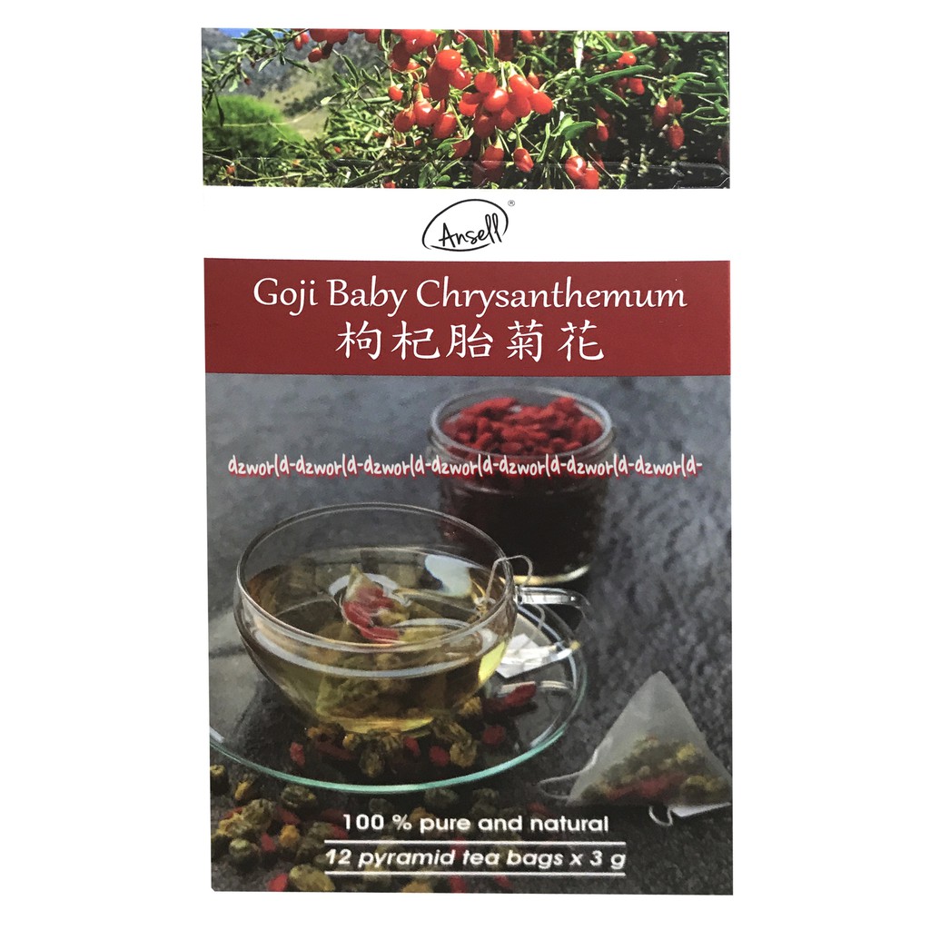 Ansell Goji Baby Chrysanthemum12bag Teh Bunga Krisan Asli Praktis Teh Celup Alami Chry santhemum