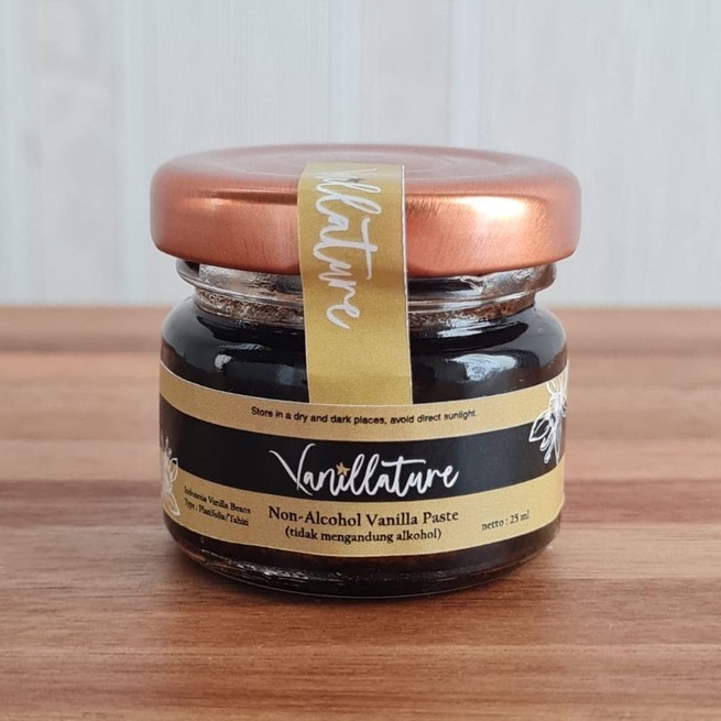 

VANILLA VANILI PASTA PASTE ORGANIC TAHITI NON ALCOHOL 25ML