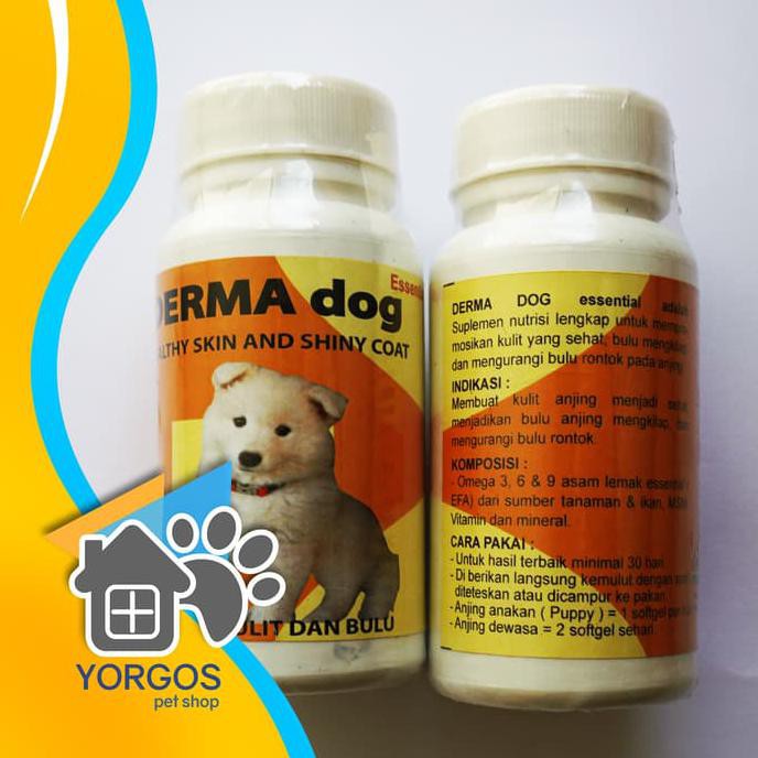 Derma Dog Vitamin Kulit Dan Bulu Anjing Shopee Indonesia