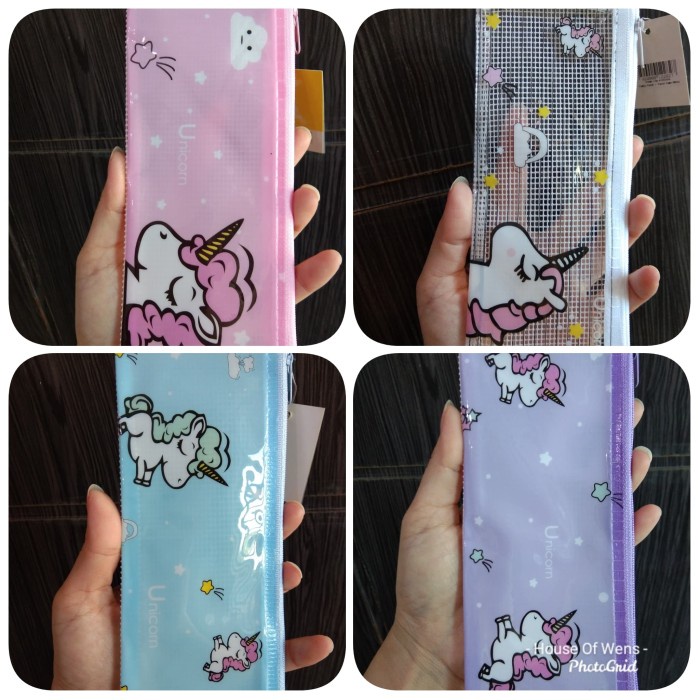 

Lucu Unicorn Zipper Pencil Case - Tempat Pensil Unicorn Murah