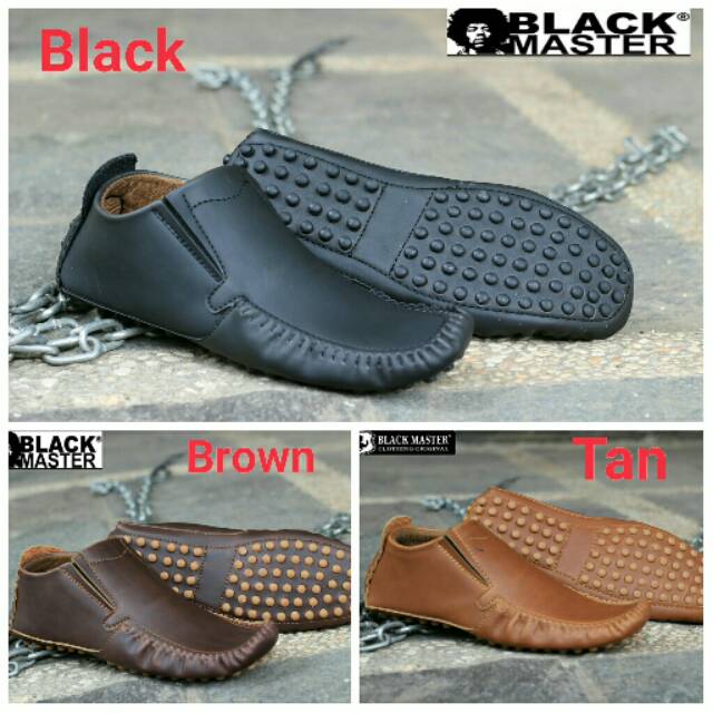 SEPATU FORMAL SLIPON KULIT ASLI BLACKMASTER ALIEN