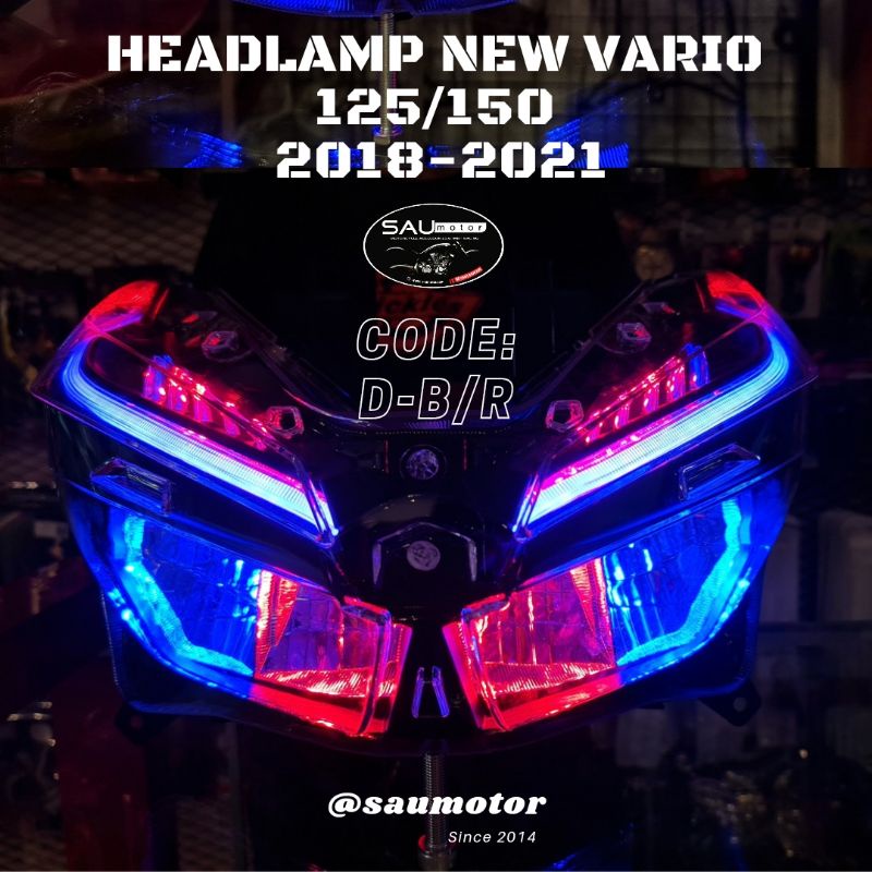 Jual LAMPU DEPAN VARIO 125 150 HEADLAMP VARIO 125 TAHUN 2018 - 2021