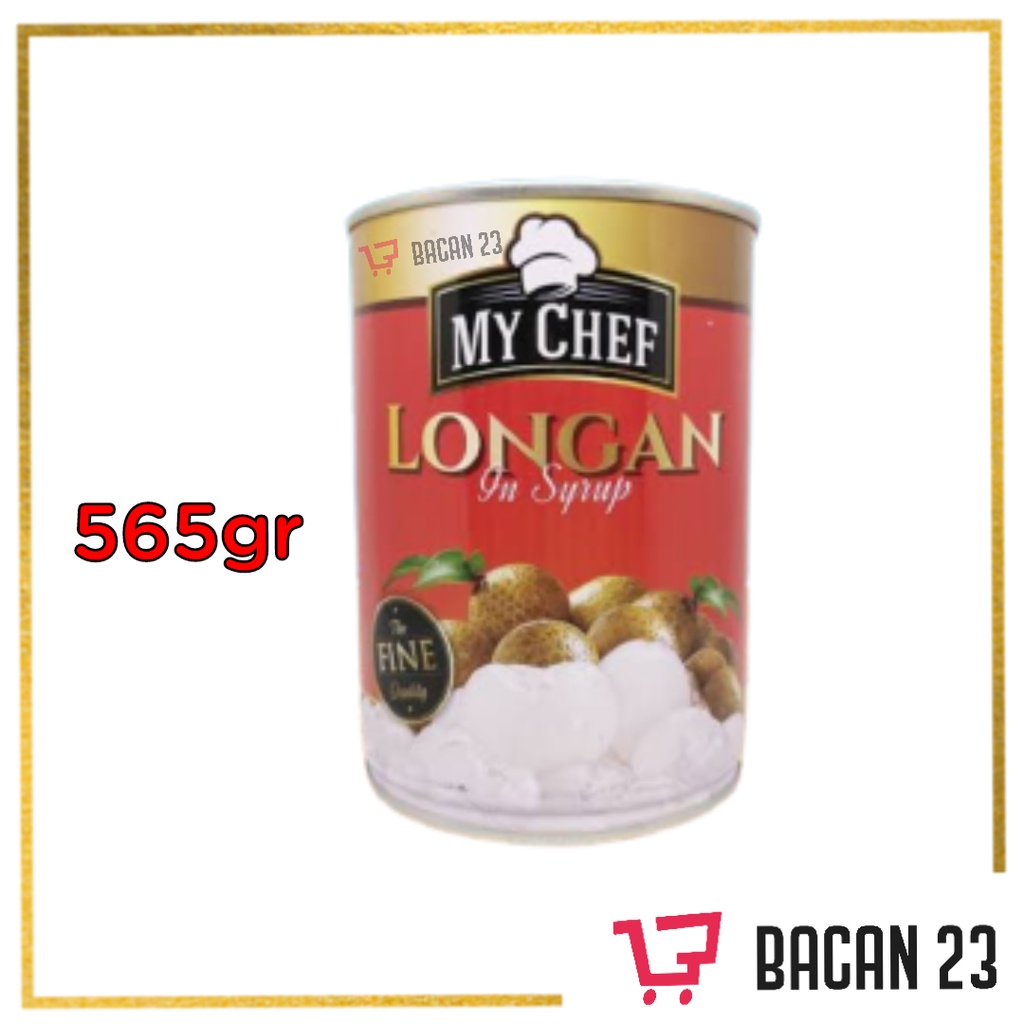 My Chef Longan In Syrup ( 565 gr ) / Buah Kelengken Kaleng / Longan Kaleng / Bacan 23