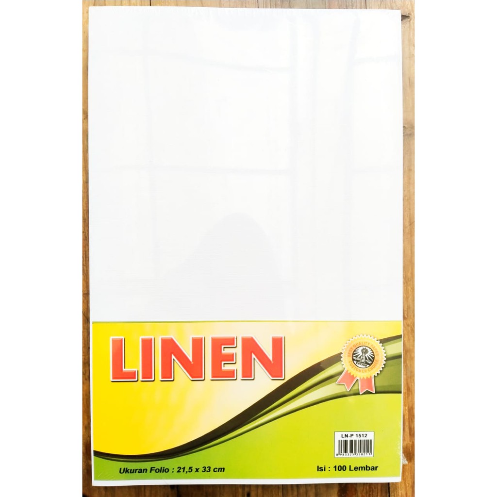 

(25 Pcs) Kertas Linen / Kertas Ijazah / Kertas Sertifikat Putih Berserat dan Tebal Uk Folio