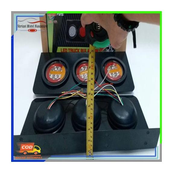 Lampu Stoplamp Stop Lamp Rem Bulat Belakang Mobil Truck Truk Hino 12