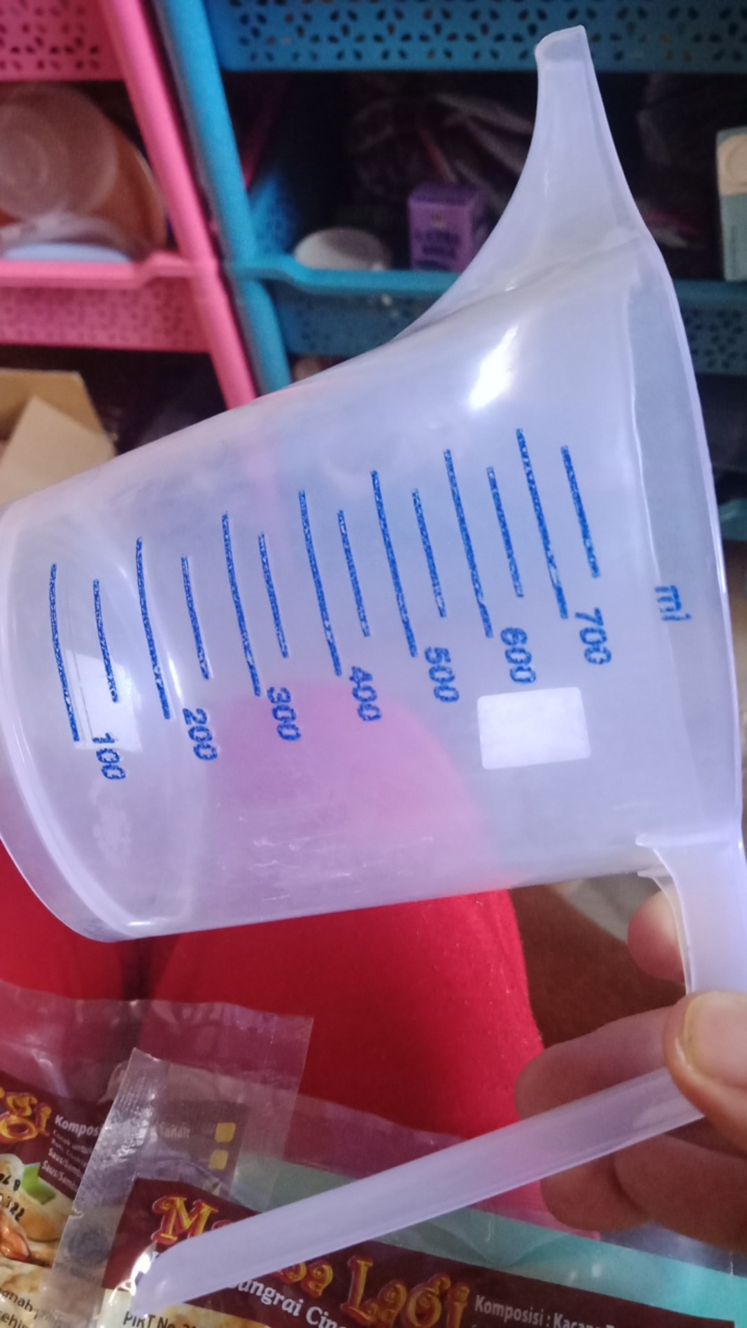 Gelas Ukur Takar 700 Ml Corong / Mulut Panjang