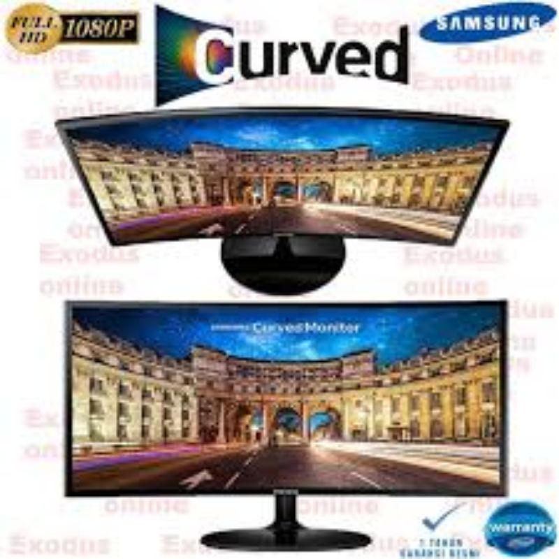 Monitor Samsung Curved 24F390 Led 24&quot; (DSUB/HDMI)