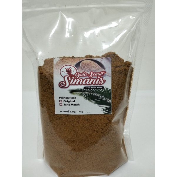 

gula semut aren asli dan organik "simanis'" 500gr