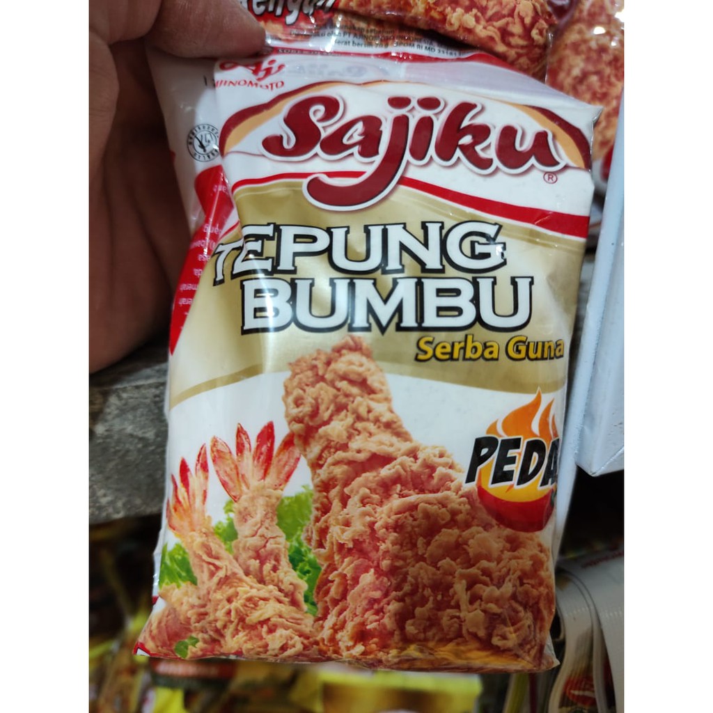 

SAJIKU Tepung Bumbu Serbaguna PEDAS 80gr Sachet