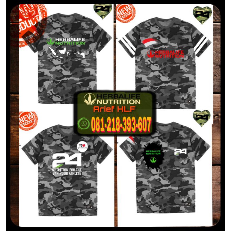 NEW PRODUCT KAOS / BAJU ARMY HERBALIFE