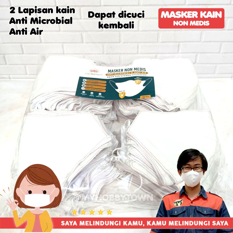 Masker Non Medis Sritex Anti Microbial Waterproof Anti Air