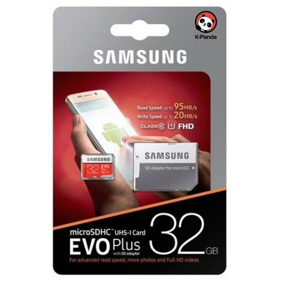 Samsung MicroSDHC 100MB/s EVO PLUS WITH ADAPTER 32G/64/128/256GB