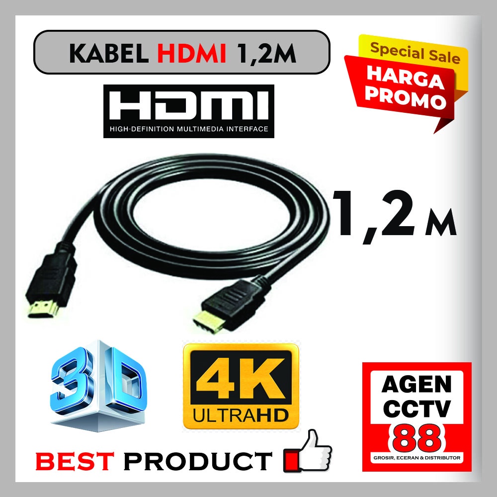 Kabel HDMI 1.2 Meter TOP Quality