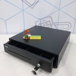 Kassen K 410 Cashdrawer Ukuran Besar Warna Hitam RJ-11