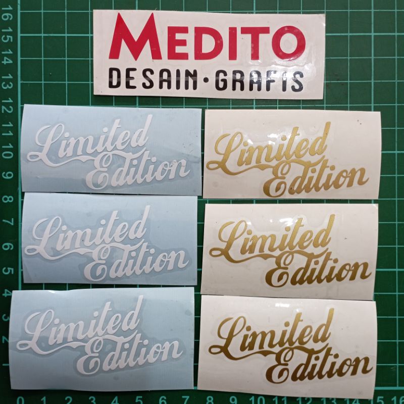 Sticker Cutting Limited Edition