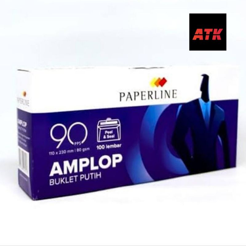 

Amplop Putih Paperline 90 PPS 100 Lembar