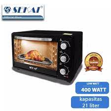 SEKAI Oven Listrik Low Watt Kapasitas 24L UkD / 21L UkL OV 211 Garansi Resmi