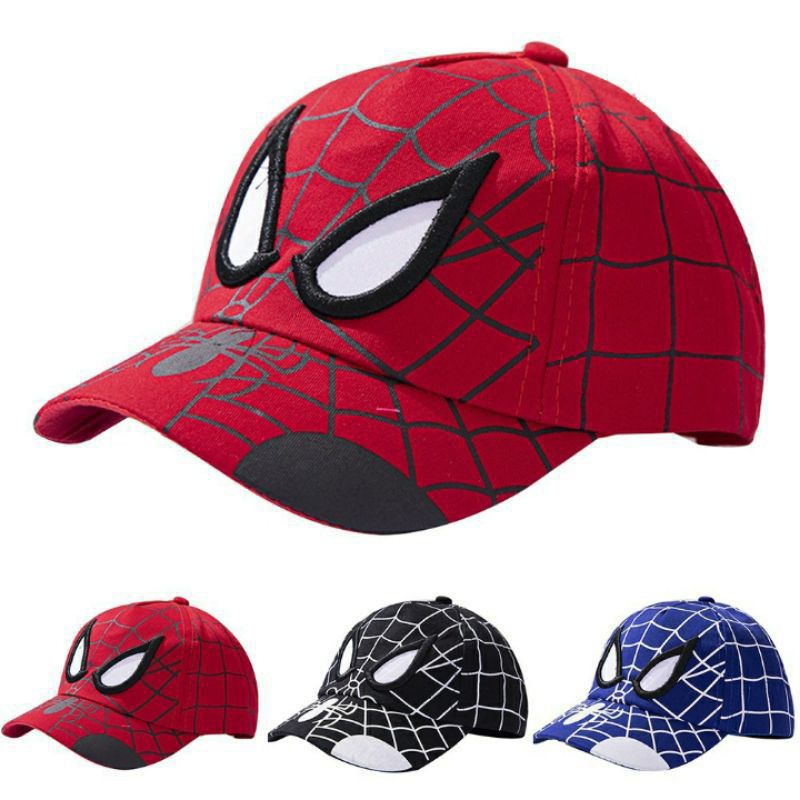 Topi Baseball Anak Laki-laki Cowok Model Terbaru Karakter Sepiderman