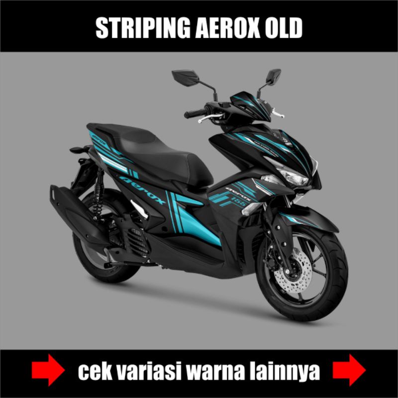 Striping Sticker Aerox Old Gravis