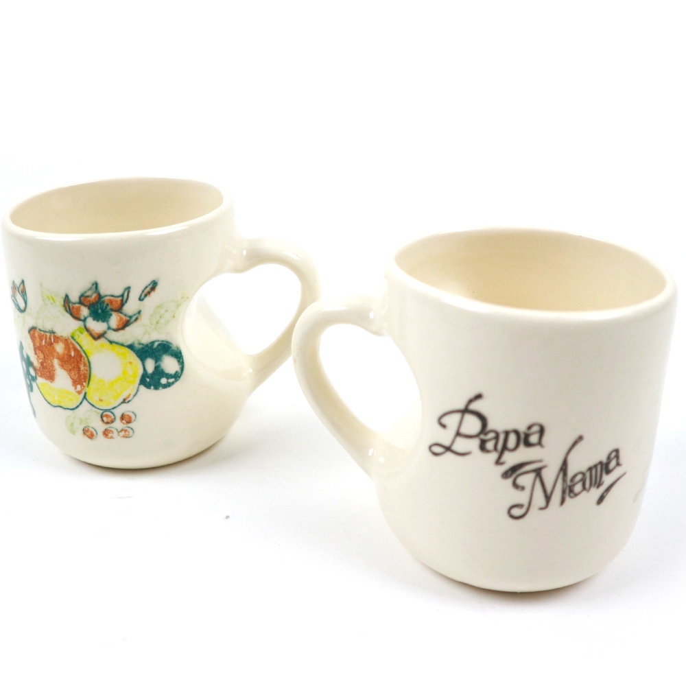 FM - Mug Keramik Love Set 2 Pcs Cherry