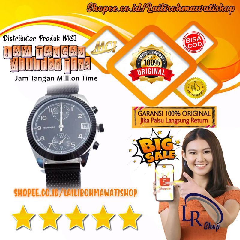 JAM TANGAN KESEHATAN MCI / JAM TANGAN KESEHATAN / JAM MCI ASLI / MILLION TIME MCI / LIMITED EDITION