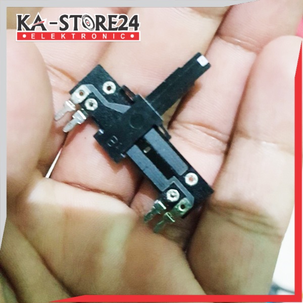 Potensio Geser 3,5cm 33mm Stereo Kaki 3 3 /6 kaki gepeng