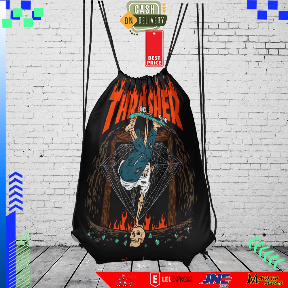 Tas Serut / String Bag Custom ART J3 Fullprint Terbaru