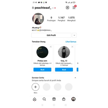 Akun Instagram 1k Followers