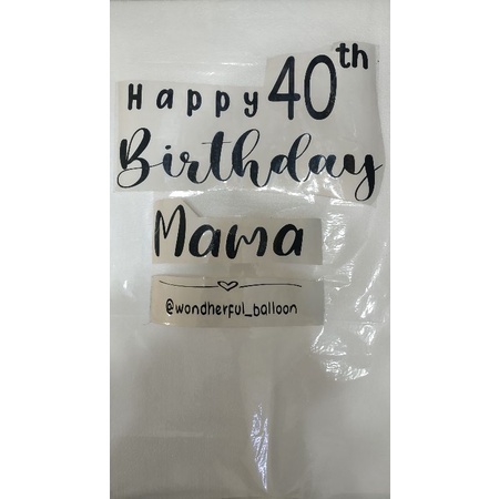

Custom sticker pvc | sticker nama | sticker balon bobo | -+1 JAM JADI