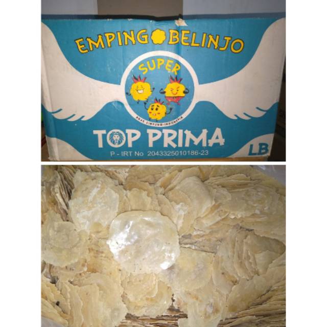 Emping Belinjo Melinjo Super Cap Top Prima 250 gram