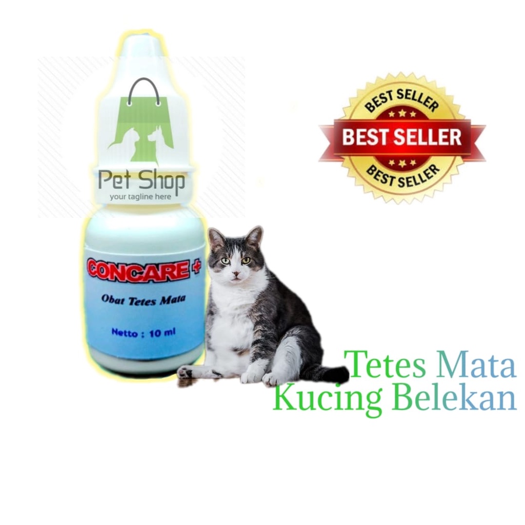 Concare obat tetes mata kucing belekan