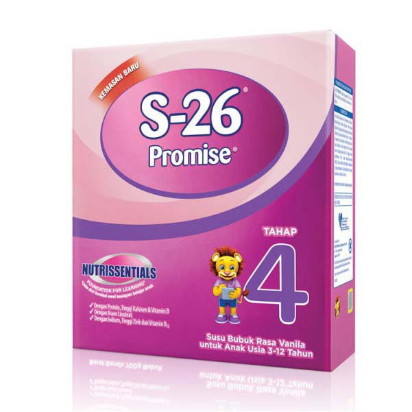 

SUSU S-26 PROMISE TAHAP 4 RASA VANILLA BOX 400 GR