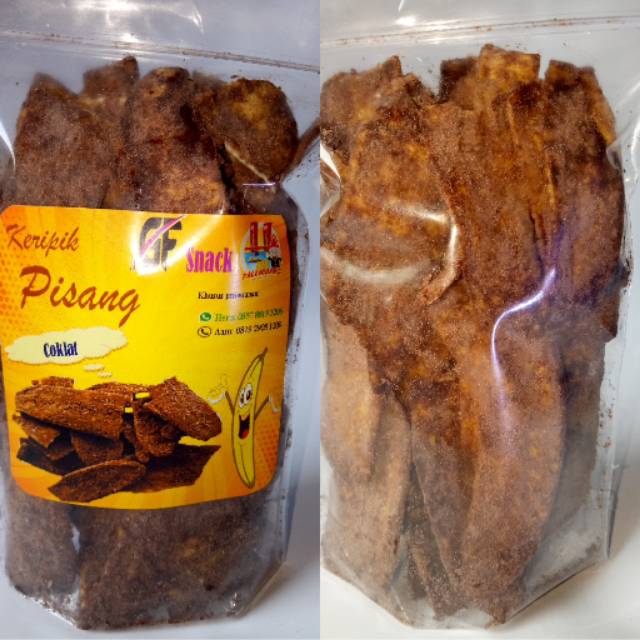 

Kripik pisang cokelat