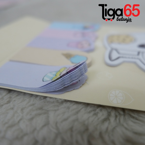 365 STICKY NOTE #41005 Memo Tempel Karakter Fancy Bentuk Lucu