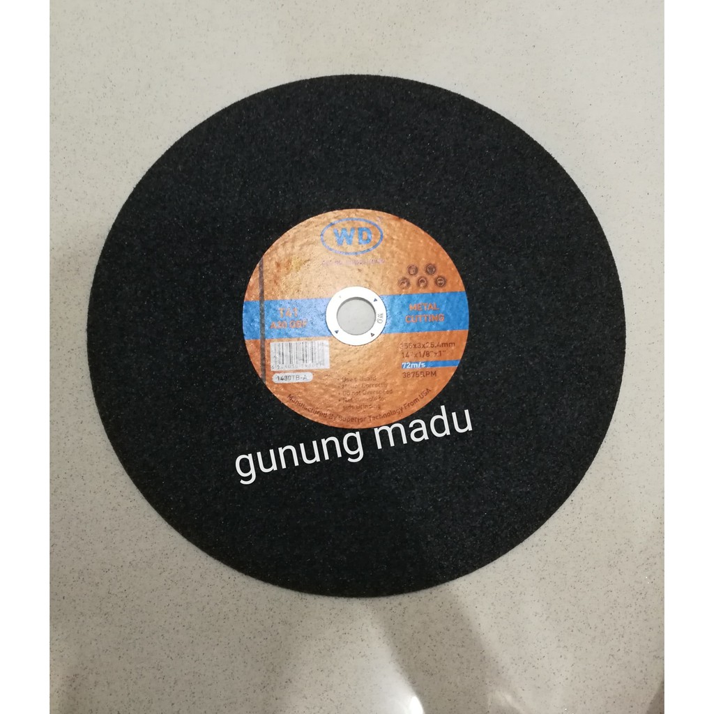 BATU GERINDA WD 14" POTONG BESI RESIBON GRINDA CUTTING