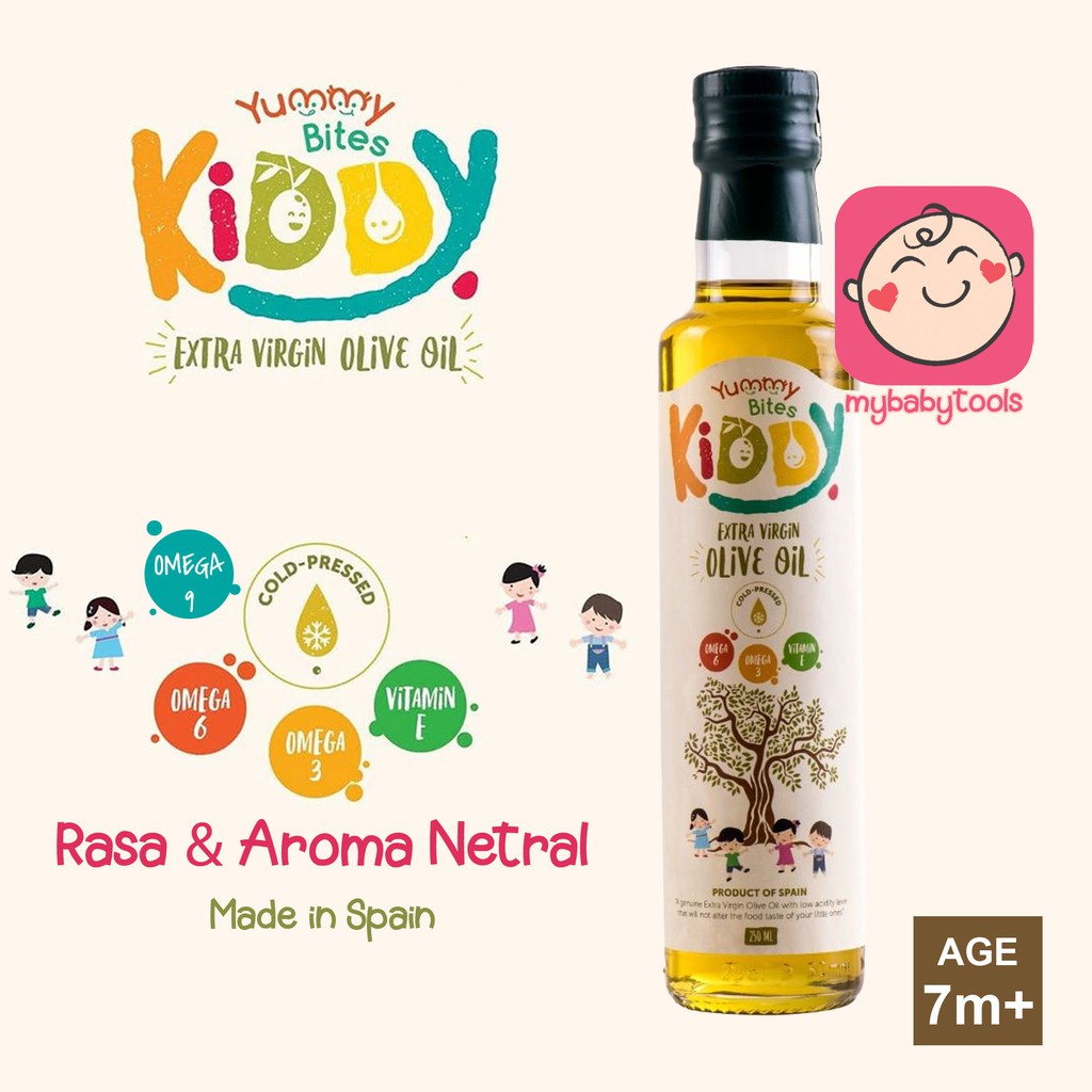 Yummy Bites Kiddy Extra Virgin Olive Oil EVOO 250ml