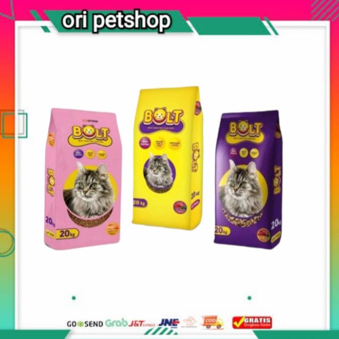 

Gojek/Grab Bolt Tuna(Donut) 20 Kg Tuna Flavor Makanan Kucing